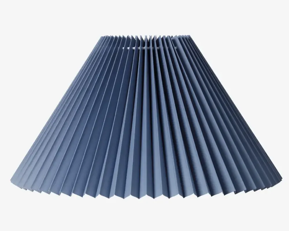 Outlet Daells Bolighus Plisseskærm Blå 25 cm