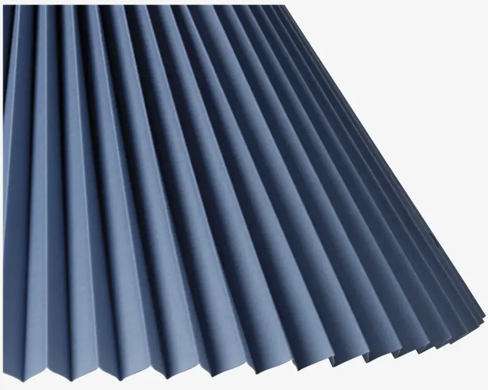 Outlet Daells Bolighus Plisseskærm Blå 25 cm