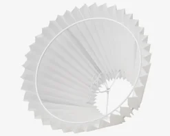 Outlet Daells Bolighus Plisseskærm Hvid 15 cm