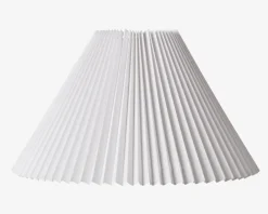 New Daells Bolighus Plisseskærm Hvid 27 cm