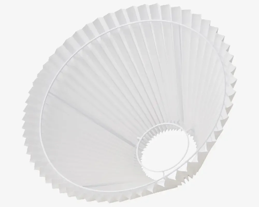 Discount Daells Bolighus Plisseskærm Hvid 25 cm