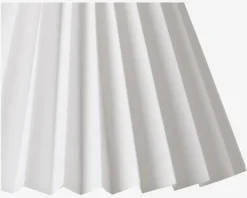 Clearance Daells Bolighus Plisseskærm Hvid 11 cm
