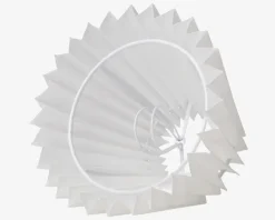 Clearance Daells Bolighus Plisseskærm Hvid 11 cm