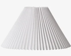 Online Daells Bolighus Plisseskærm Hvid 30 cm