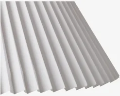 Online Daells Bolighus Plisseskærm Hvid 30 cm