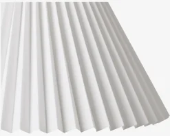 Hot Daells Bolighus Plisseskærm Hvid 17 cm