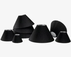 New Daells Bolighus Plisseskærm Sort 25 cm