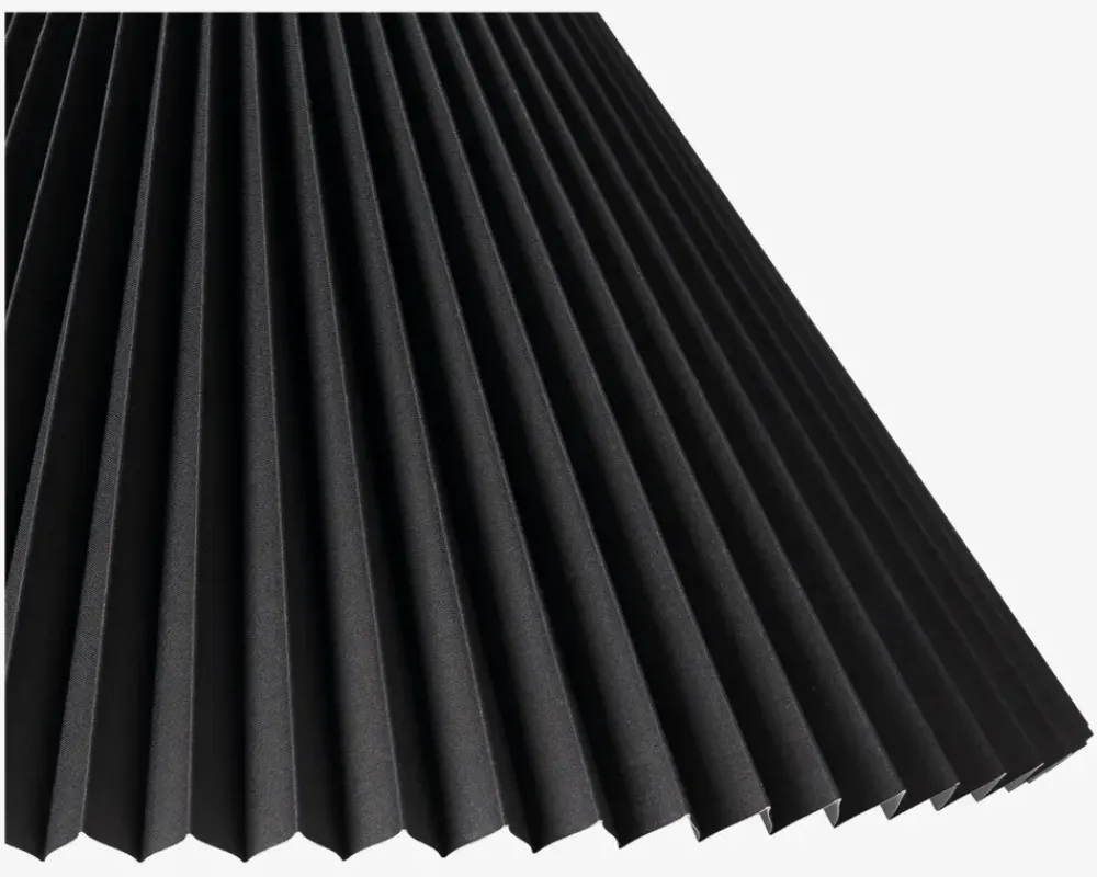 Hot Daells Bolighus Plisseskærm Sort 23 cm