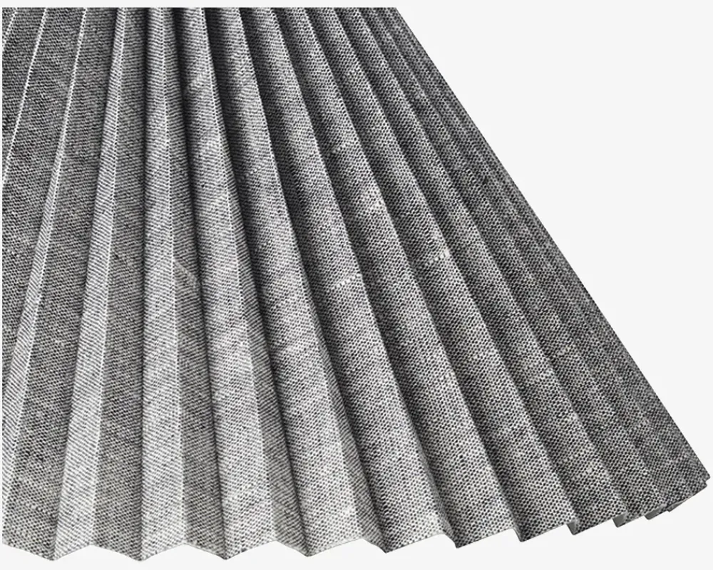 New Daells Bolighus Plisseskærm Sort Nistret 23 cm