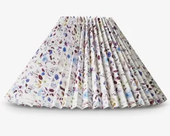 Best Daells Bolighus Plisséskærm Blomster 23 cm Blå