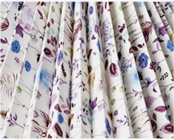 Best Daells Bolighus Plisséskærm Blomster 23 cm Blå