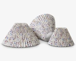 Online Daells Bolighus Plisséskærm Blomster 17 cm Blå