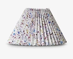 New Daells Bolighus Plisséskærm Blomster 21 cm Blå