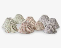 Clearance Daells Bolighus Plisséskærm Blomster 17 cm Grøn