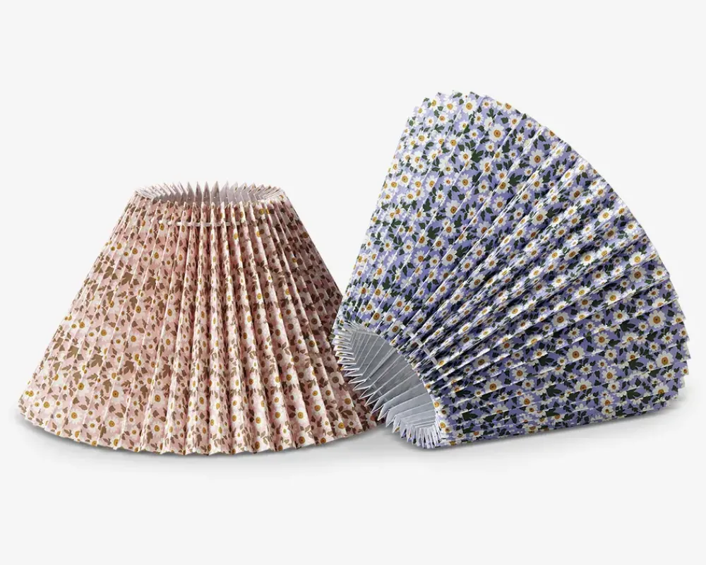 New Daells Bolighus Plisséskærm Marguerit 21 cm Lilla