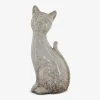 Discount Daells Bolighus Porcelæn kat sand H.17,5 cm