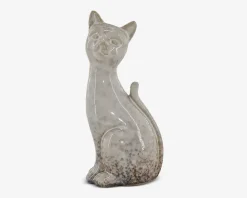 Discount Daells Bolighus Porcelæn kat sand H.17,5 cm