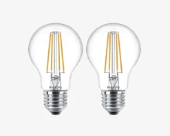 New Daells Bolighus Pære Filament E27 60W 2-Pak