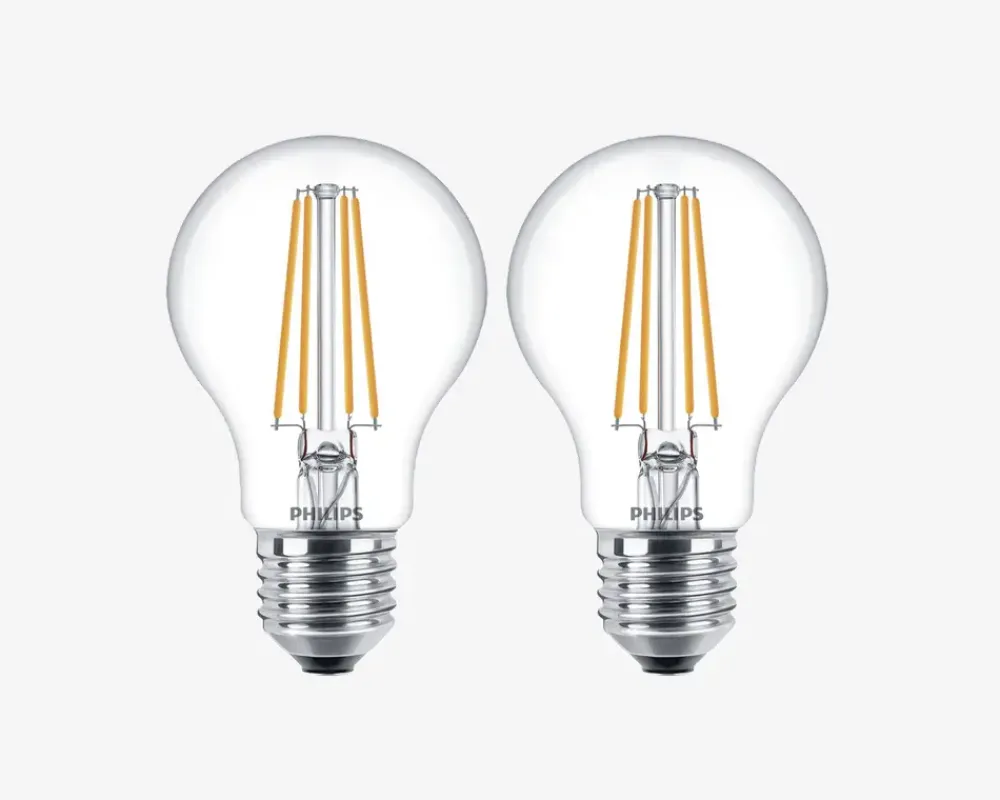 New Daells Bolighus Pære Filament E27 60W 2-Pak