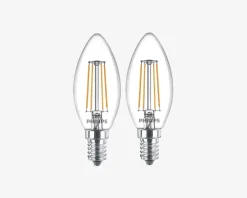 Best Daells Bolighus Pære Filament Kerte E14 40W 2-Pak