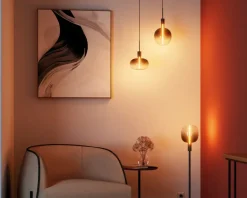 Daells Bolighus Pære Vintage ellipse røgfarvet E27 H.16,5 cm