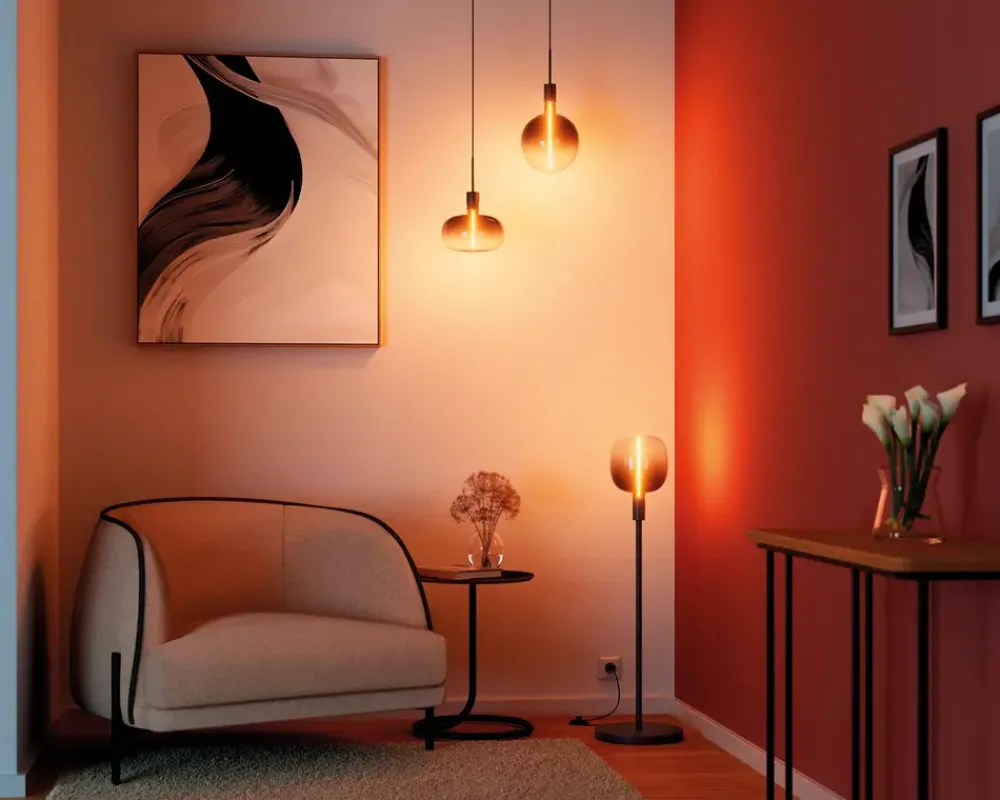 Best Daells Bolighus Pære Vintage ellipse smoke E27 H.21 cm