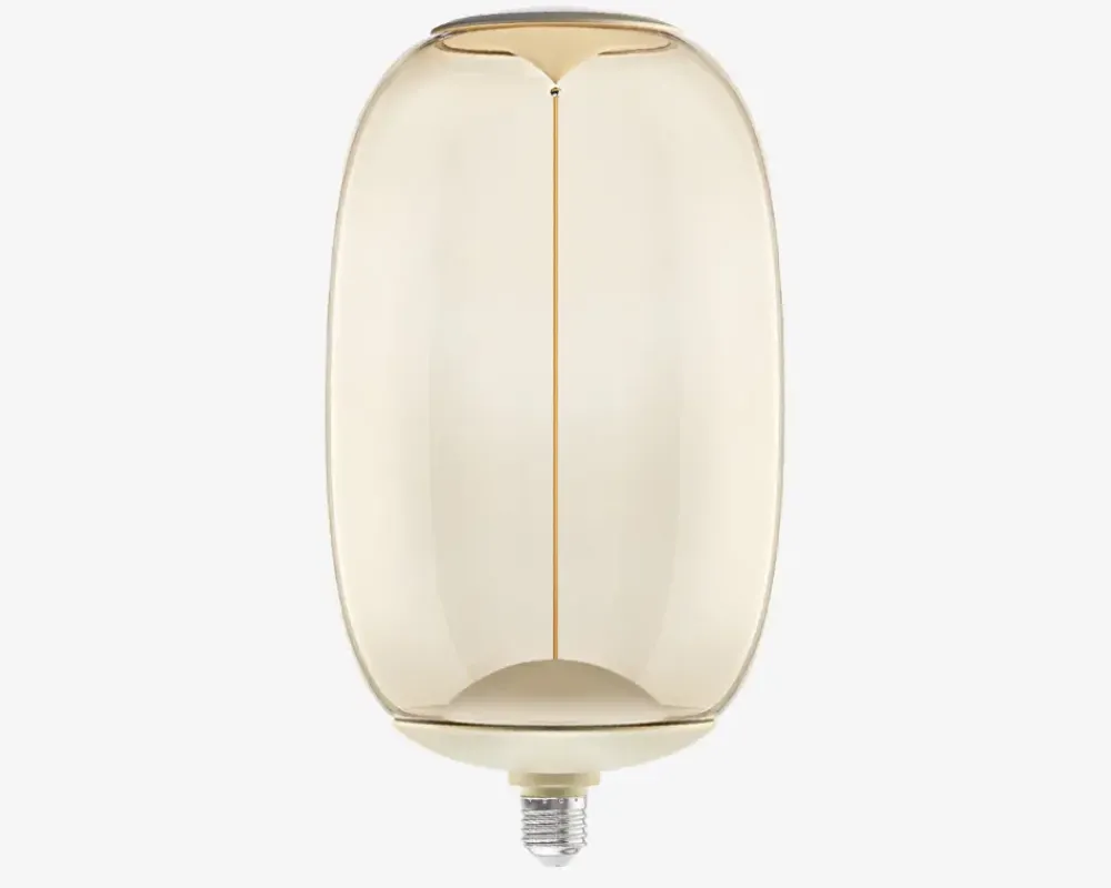 Outlet Daells Bolighus Pære Vintage oval guld E27 H.37 cm