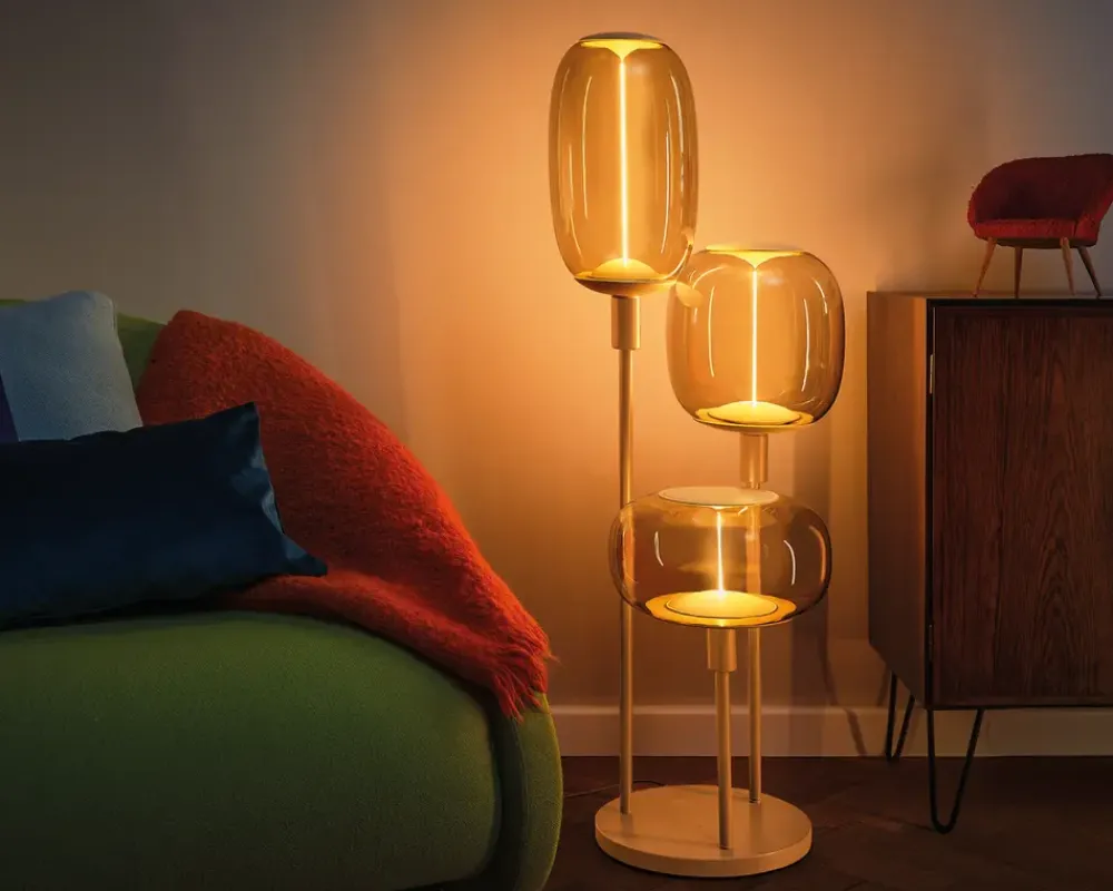 Outlet Daells Bolighus Pære Vintage oval guld E27 H.37 cm