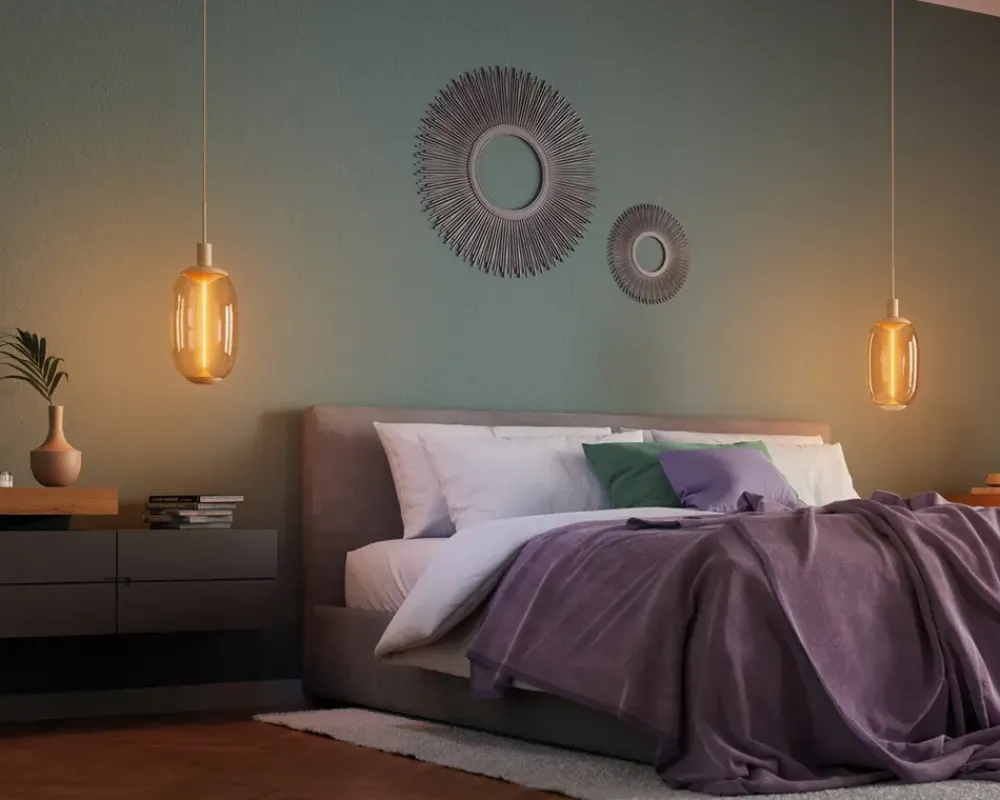 Outlet Daells Bolighus Pære Vintage oval guld E27 H.37 cm