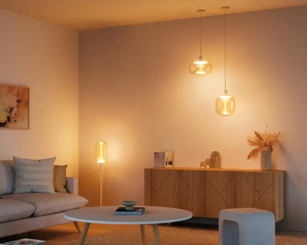 Outlet Daells Bolighus Pære Vintage oval guld E27 H.37 cm