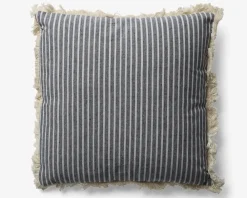 New Daells Bolighus Pude m/frynser 45x45 cm Blå