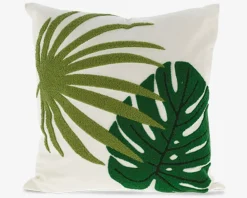 Online Daells Bolighus Pude plante broderi 45x45 cm