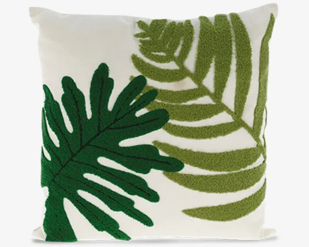 Online Daells Bolighus Pude plante broderi 45x45 cm