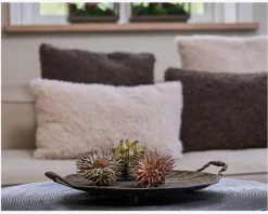 Discount Daells Bolighus Pude plys brun 50x50 cm