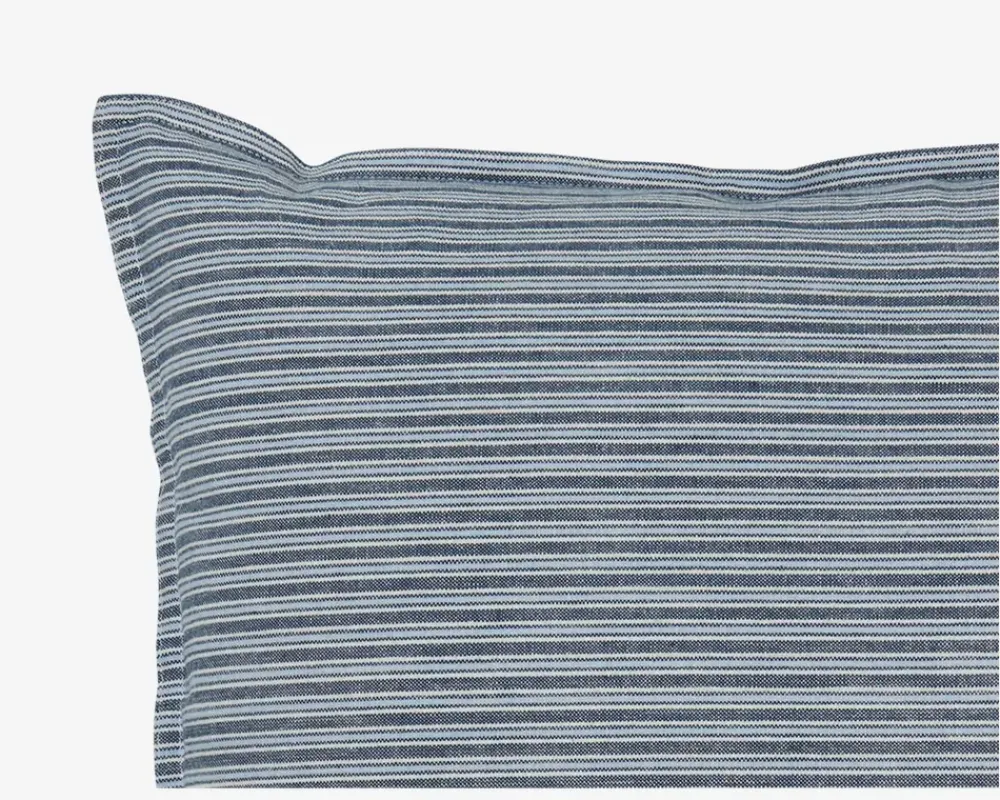 Outlet Daells Bolighus Pude Striber Mørk Blå Bomuld 50x50 cm