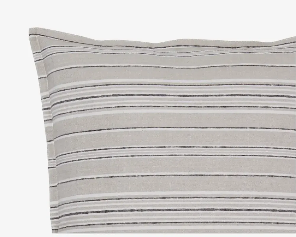 New Daells Bolighus Pude Striber Nature Bomuld 50x50 cm