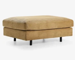 Best Daells Bolighus Puf Motive gul fløjl