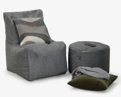 New Daells Bolighus Puf til sækkestol Grå