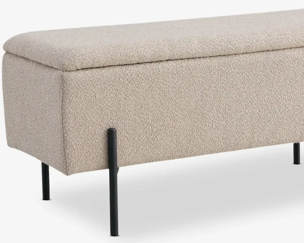 Sale Daells Bolighus Puf/bænk med opbevaring Beige