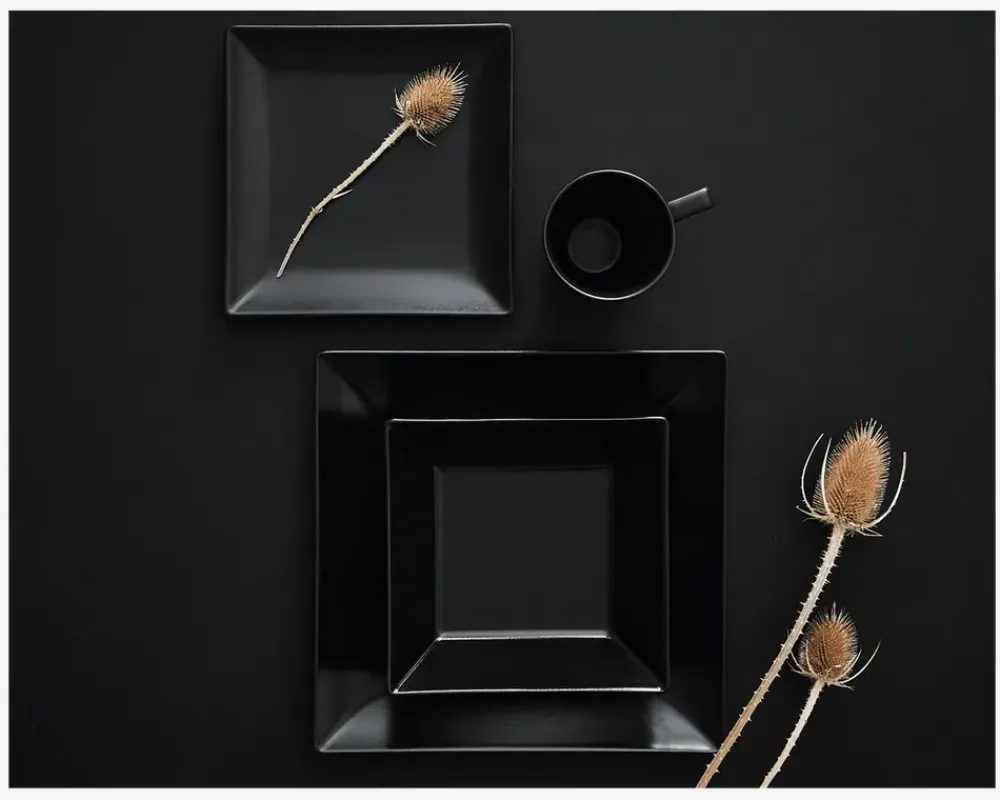 Sale Daells Bolighus Quadro Skål 17,5x17,5 cm Sort