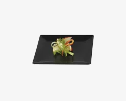 New Daells Bolighus Quadro Tallerken Flad 18x18 cm Sort