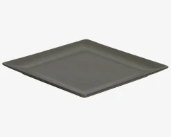 Best Daells Bolighus Quadro Tallerken Flad 26x26 cm Sort