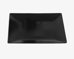 Best Daells Bolighus Quadro Tallerken Flad 26x26 cm Sort