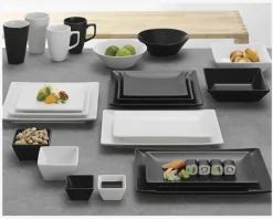 Outlet Daells Bolighus Quadro Tallerken Rektangulær 30x20 cm Sort