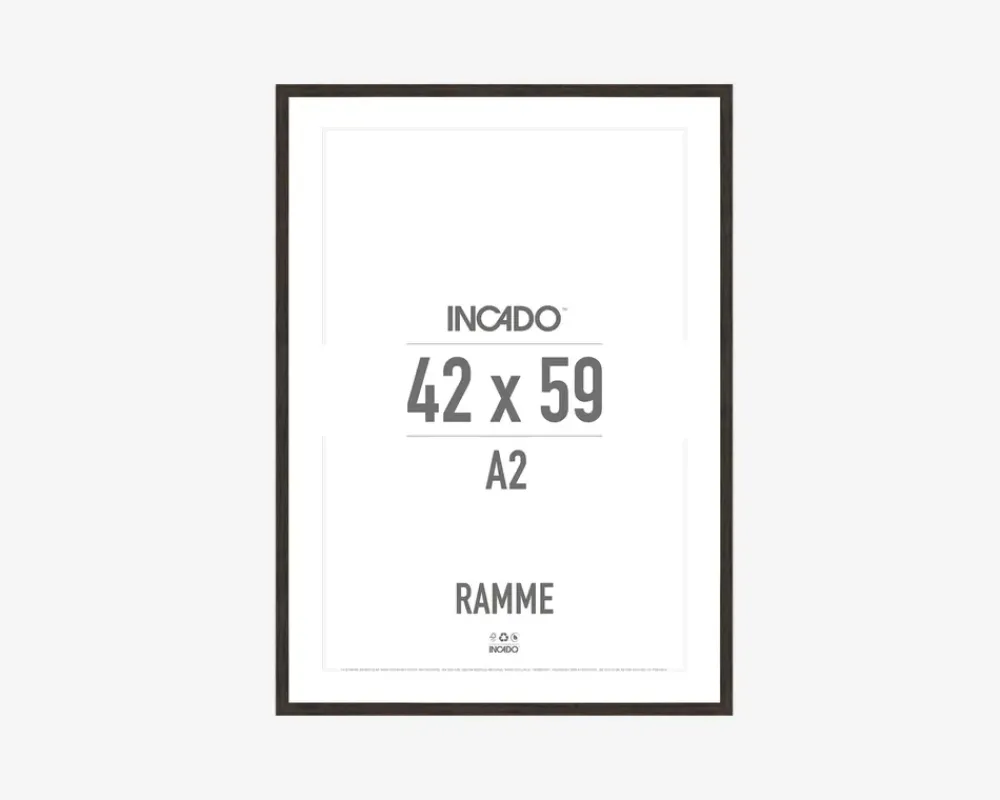 New Daells Bolighus Ramme Røget Eg Slim 42 x 59,4 cm