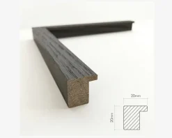 Daells Bolighus Ramme Røget Eg Slim 70 x 100 cm