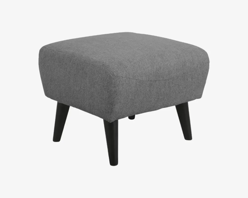 Discount Daells Bolighus Øreklapstol Inkl. Fodskammel Grå