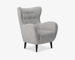 Daells Bolighus Øreklapstol Inkl. Fodskammel Beige