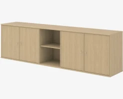 Discount Daells Bolighus Reol Mistral 5 sekt. m/4 Døre Eg