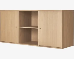 Hot Daells Bolighus Reol Mistral 3 Sekt. m/2 Døre Eg